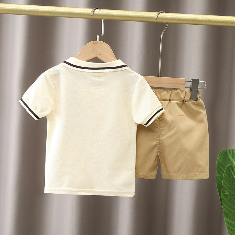 Children's Summer Clothing Handsome Clothes Short Sleeve Children's Suit