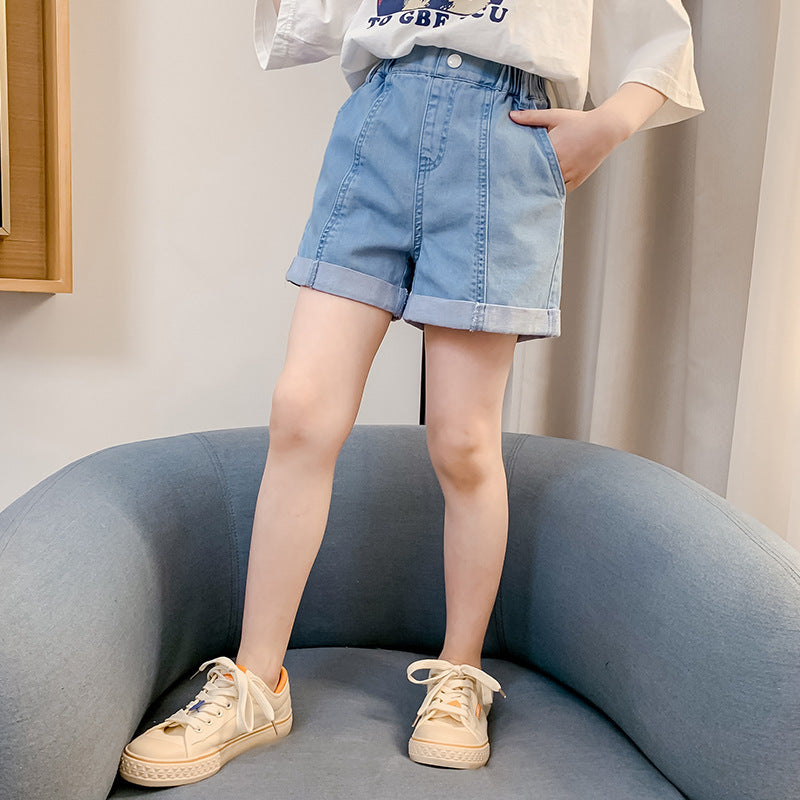 Children's Shorts Summer Jeans Big Fashionable Outer Wear Children's Pants