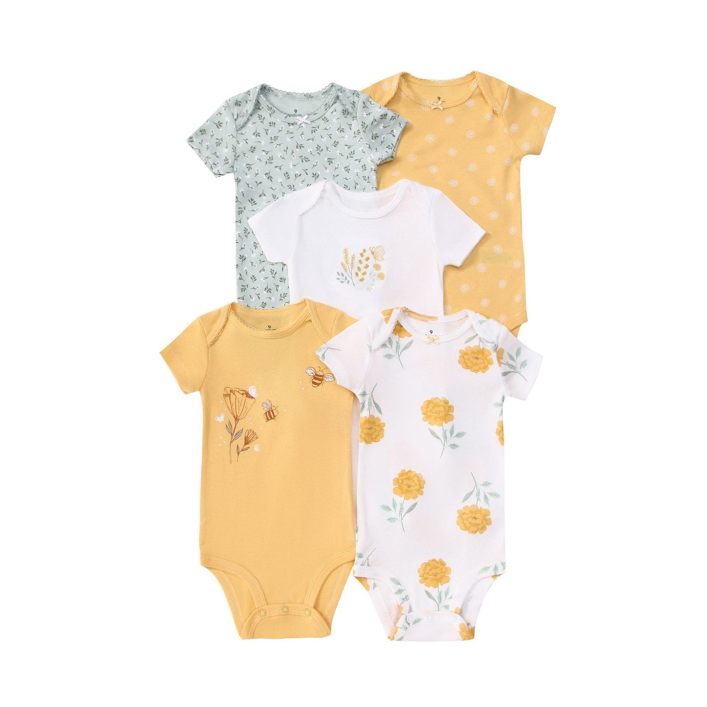 Children's Sleeves For Infants Triangle Rompers Romper Five Pieces Jumpsuit, Climbing Suit
