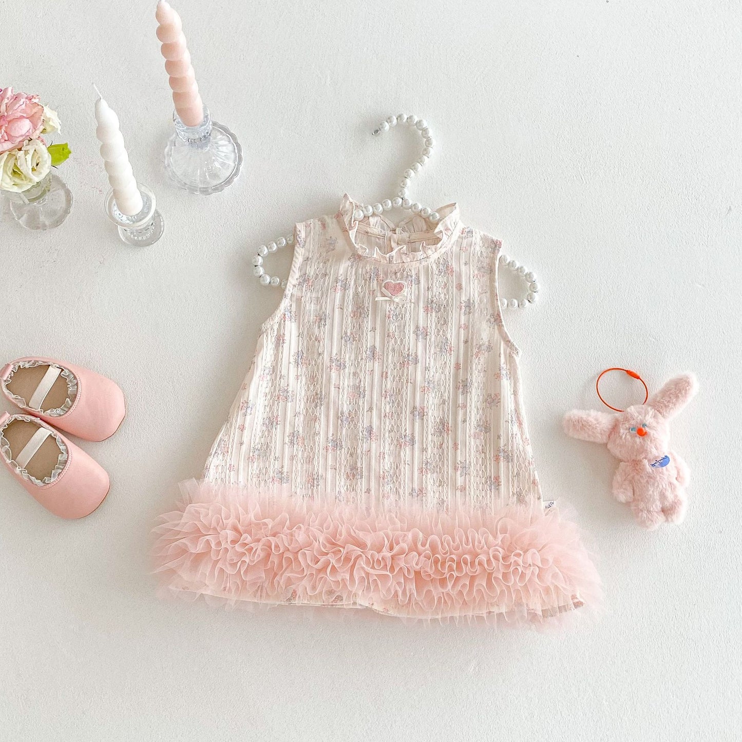 Children's Princess Vest Woven Clothing Summer Fashionable Floral Children's Dress