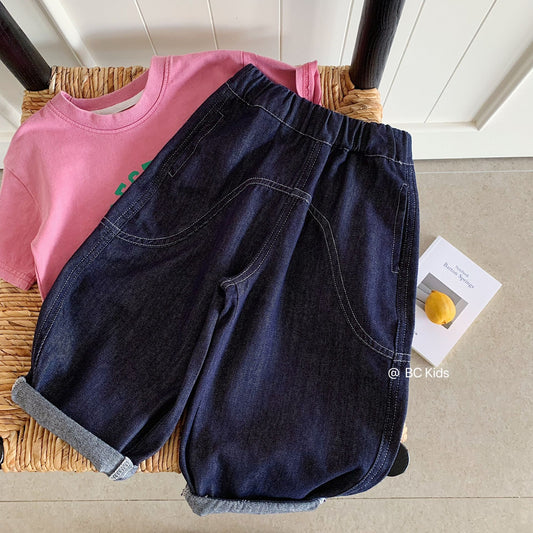Children's Jeans Spring Korean Style Boys Loose Children's Pants