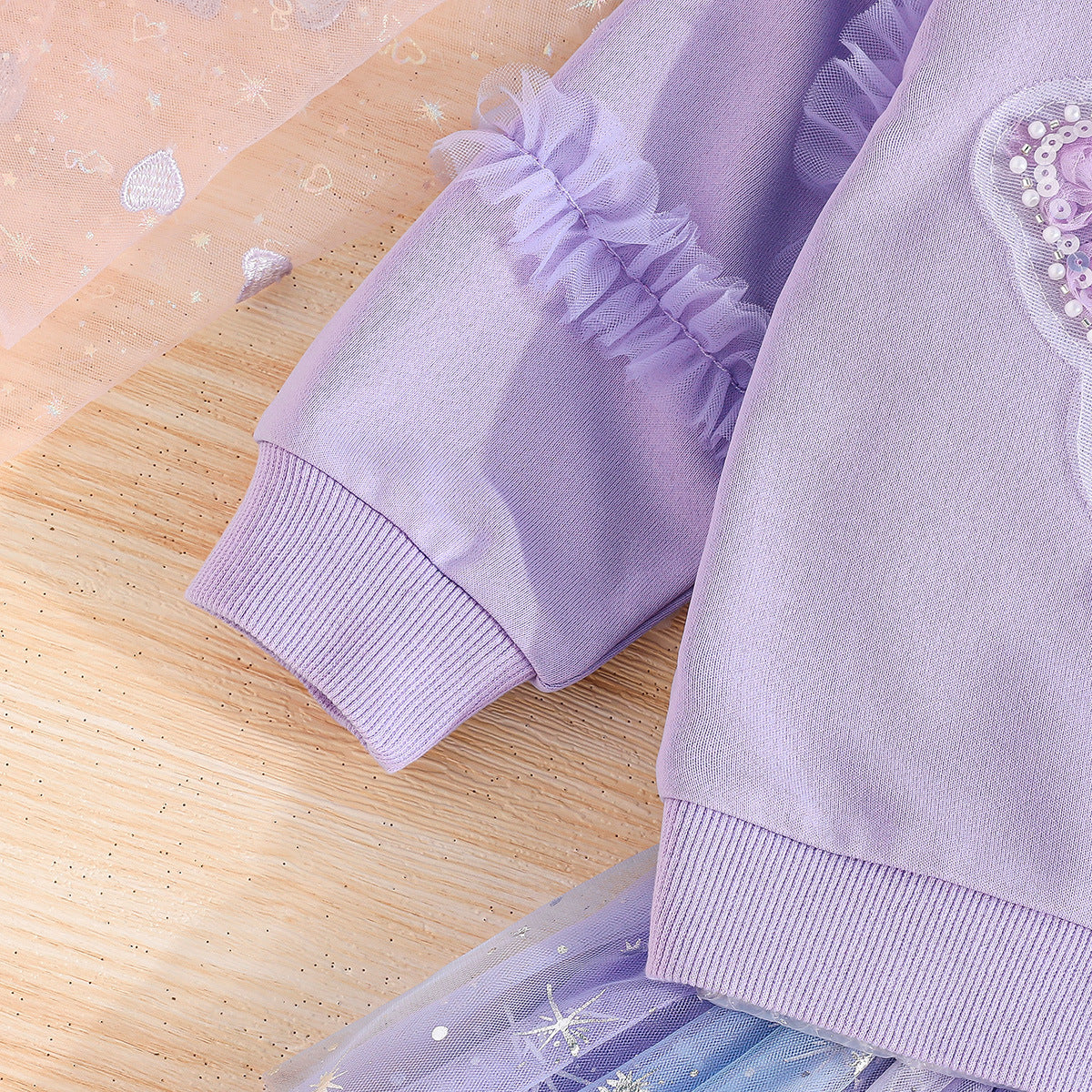 Round Neck Shirt Princess Style Fashion Children's Suit