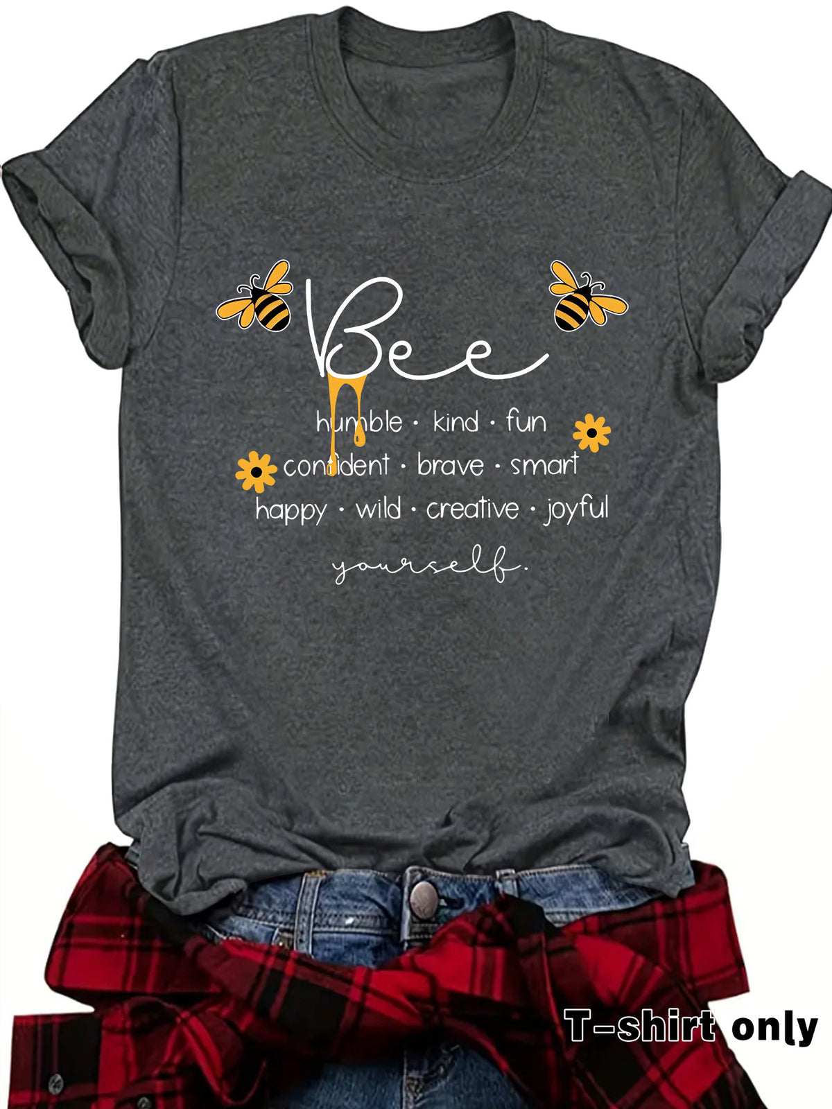Women's Loose Sleeve Round Neck For Shorts