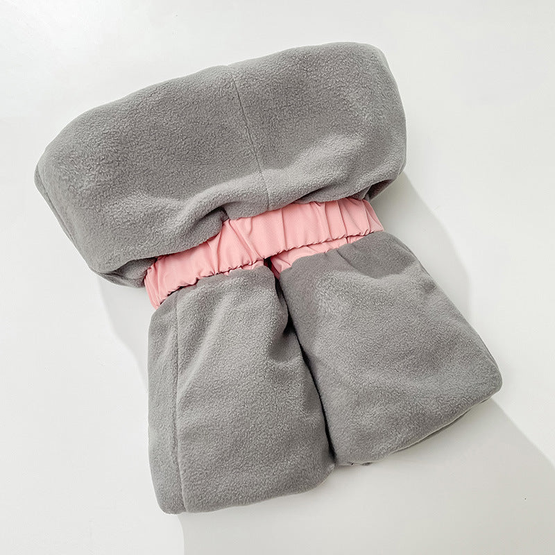Children's Waterproof Fleece-lined Medium Large Warm Tactical Children's Pants