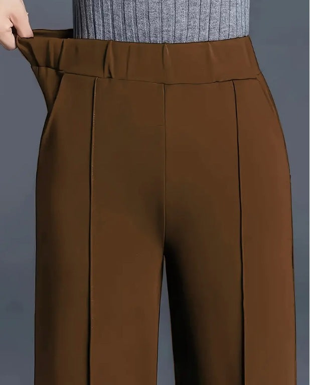 Graceful Women's High Waist Loose Slimming Casual Pants