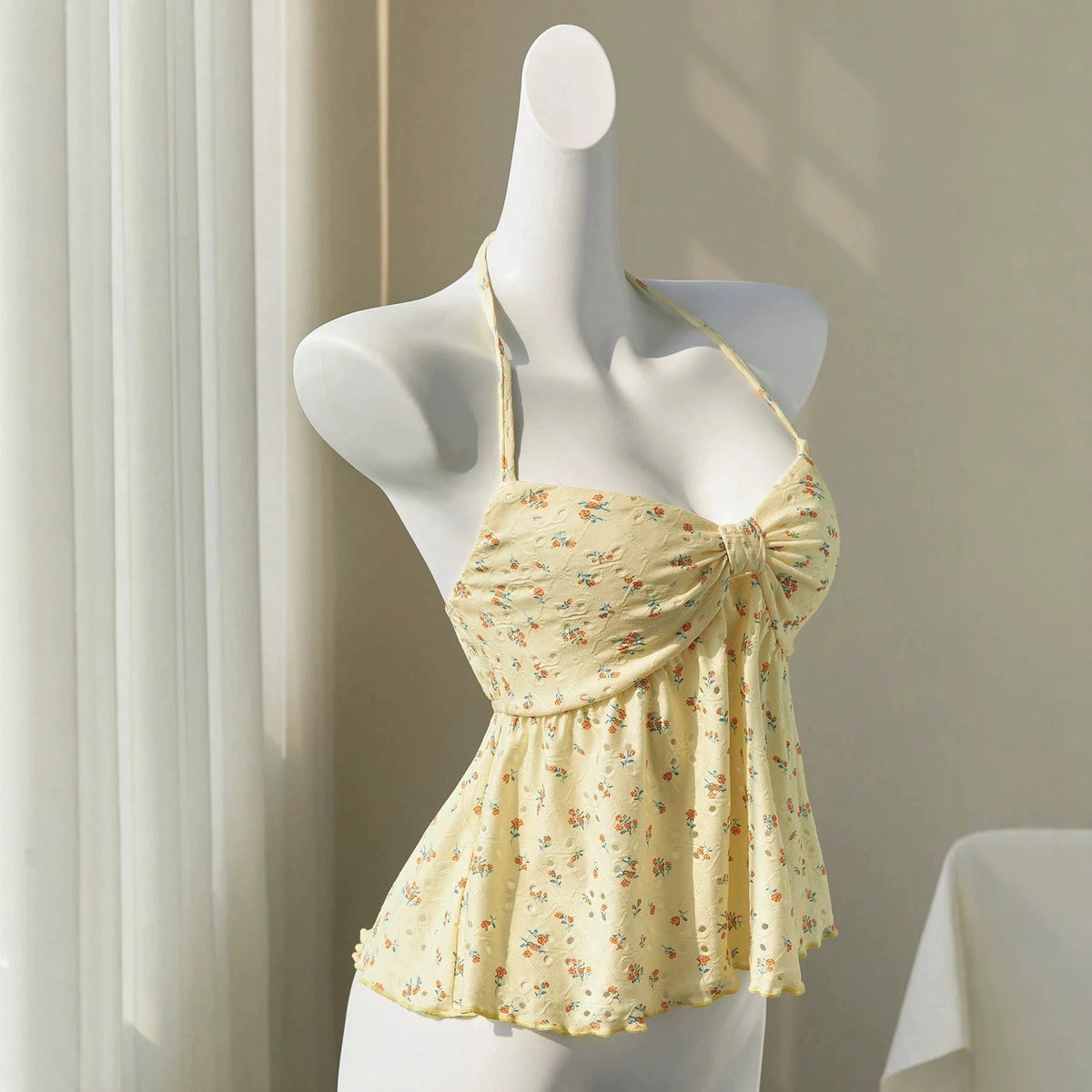 Sweet Fresh Floral Small Sling Doll Shirt Women's T-shirt