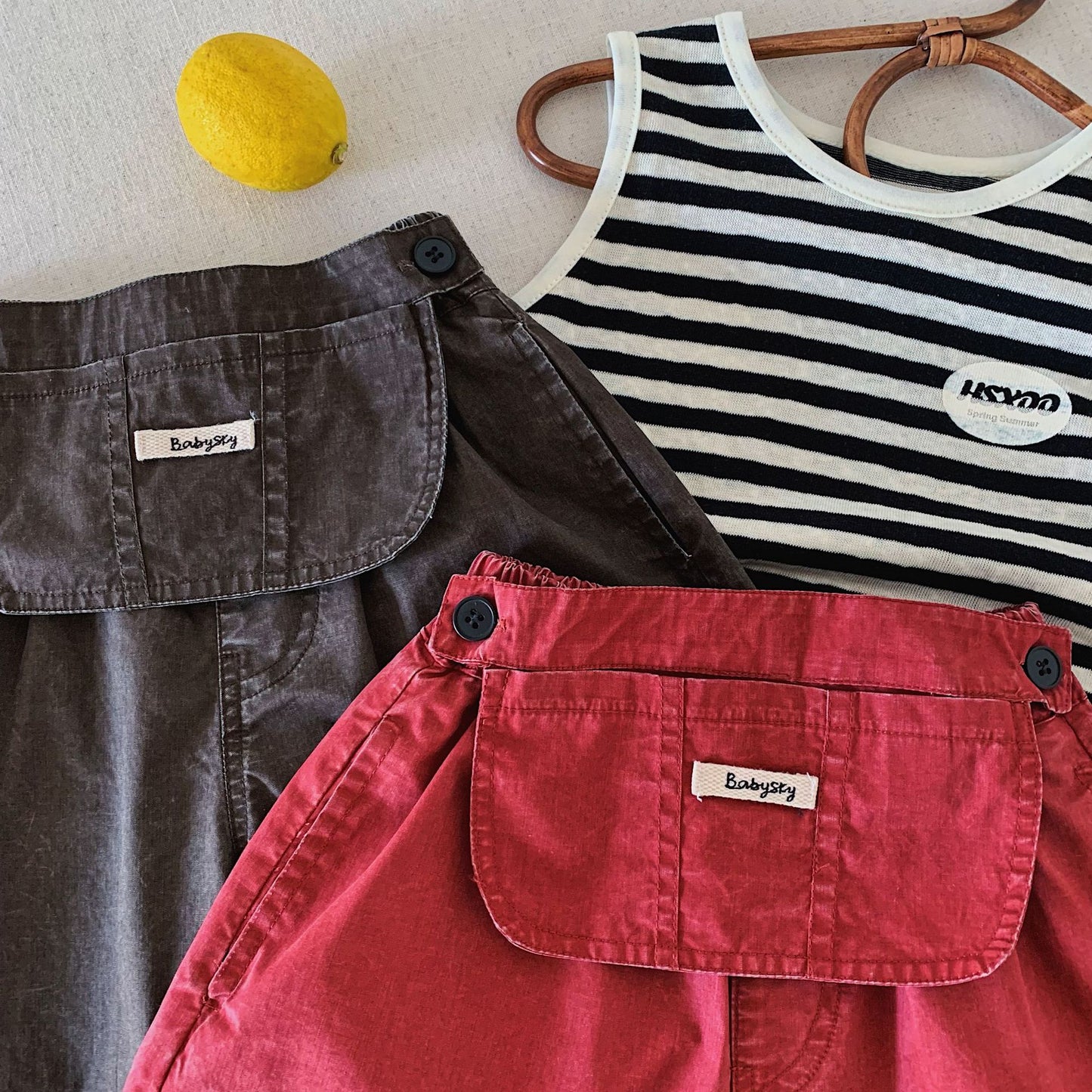 Children's Summer Boys Personality Waist Bag Casual Children's Pants