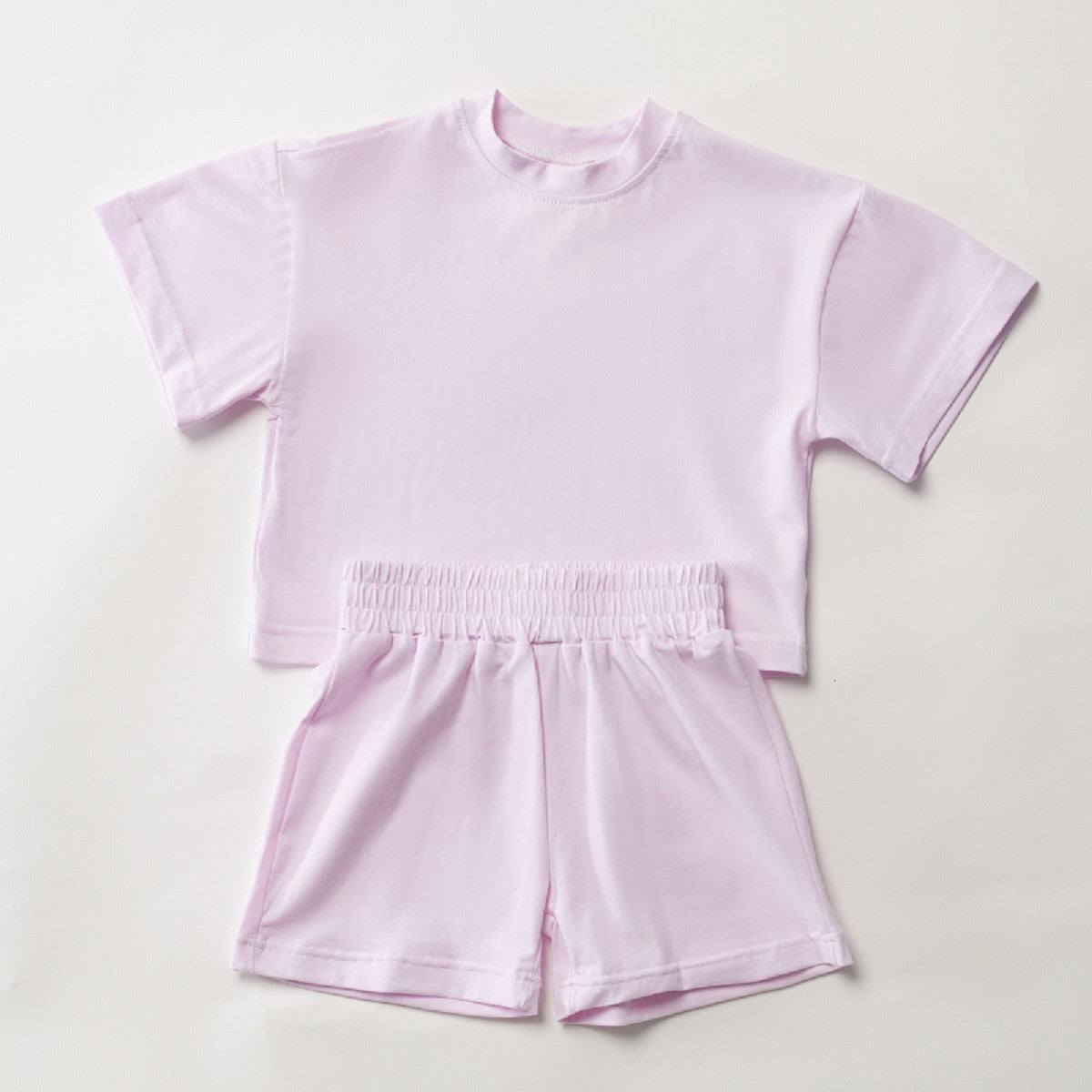 Sleeves For Infants Shorts Summer Wind Pure Color Soft Children's Suit