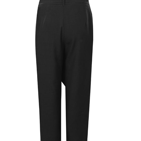 Durable Women's Irregular Lace Up Cropped Casual Pants