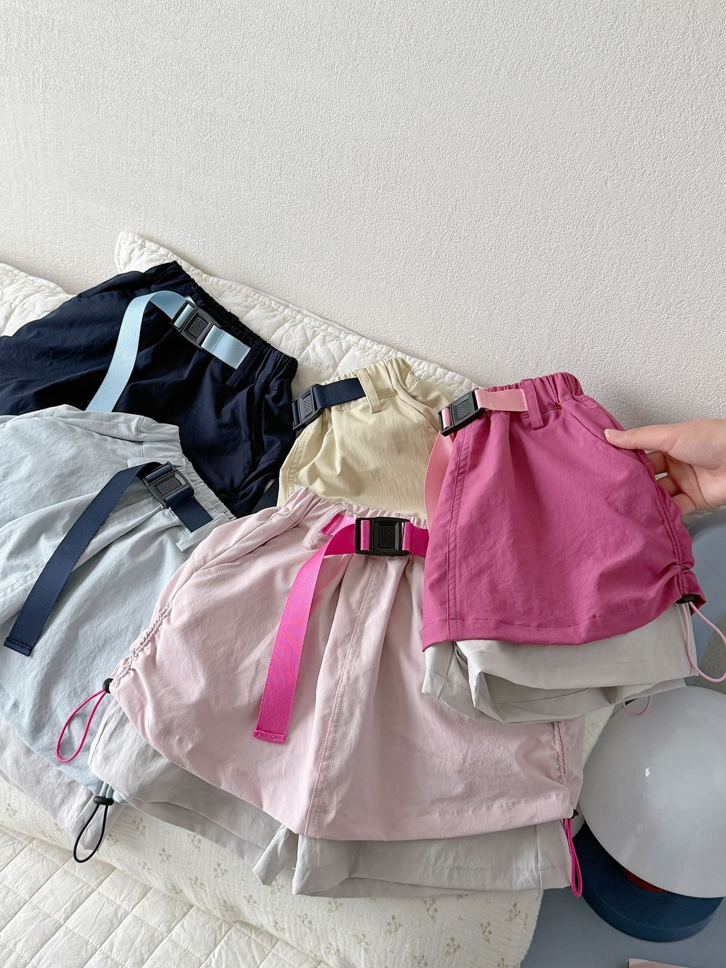 Women's Summer Shorts Outdoor Sun Protection Culottes Drawstring Children's Pants