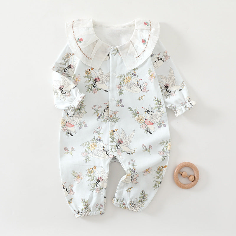 Children's Jumpsuit Seamless Cotton Class Born Clothes Jumpsuit, Climbing Suit