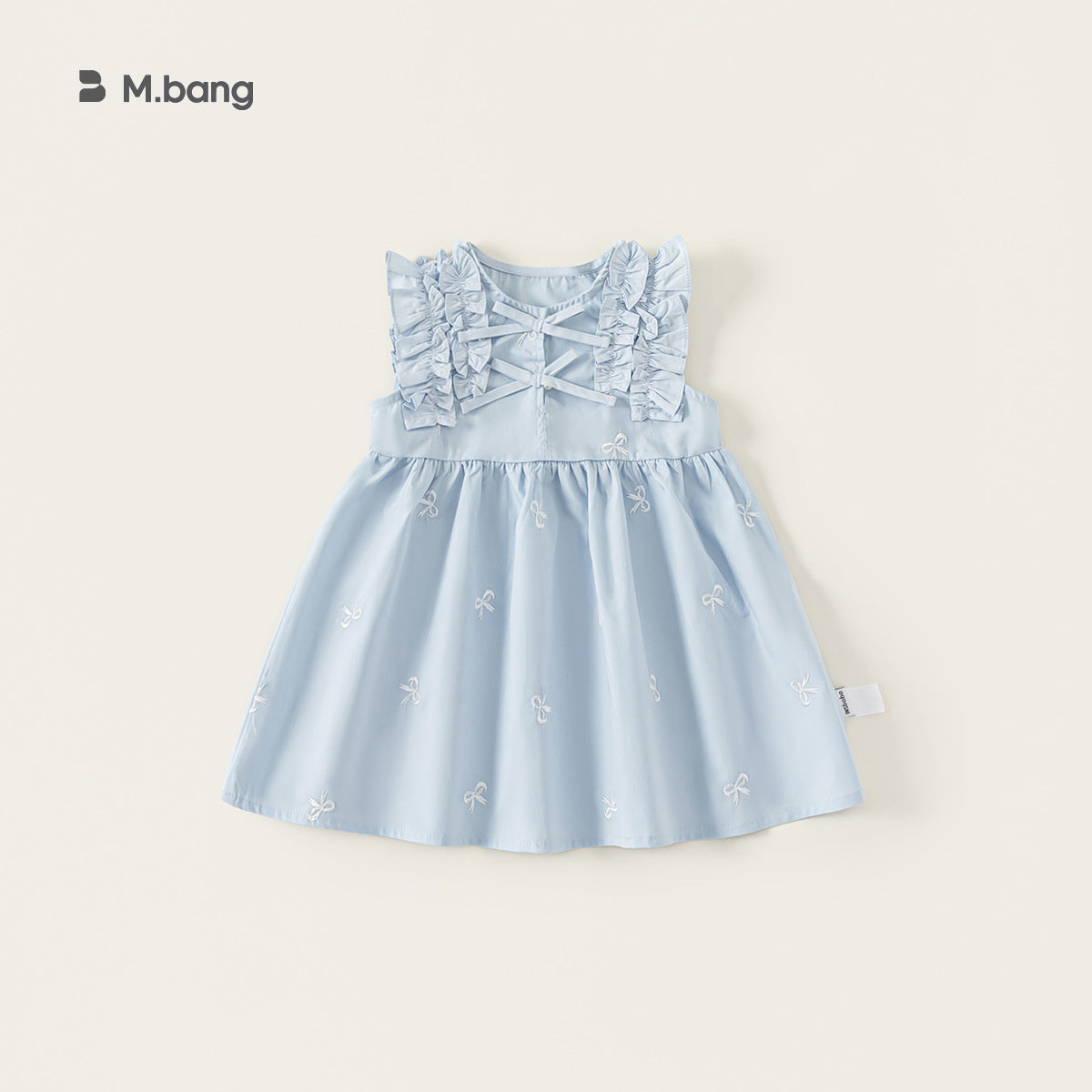Children's Clothing Bow Floral Summer Skirt Vest Children's Dress
