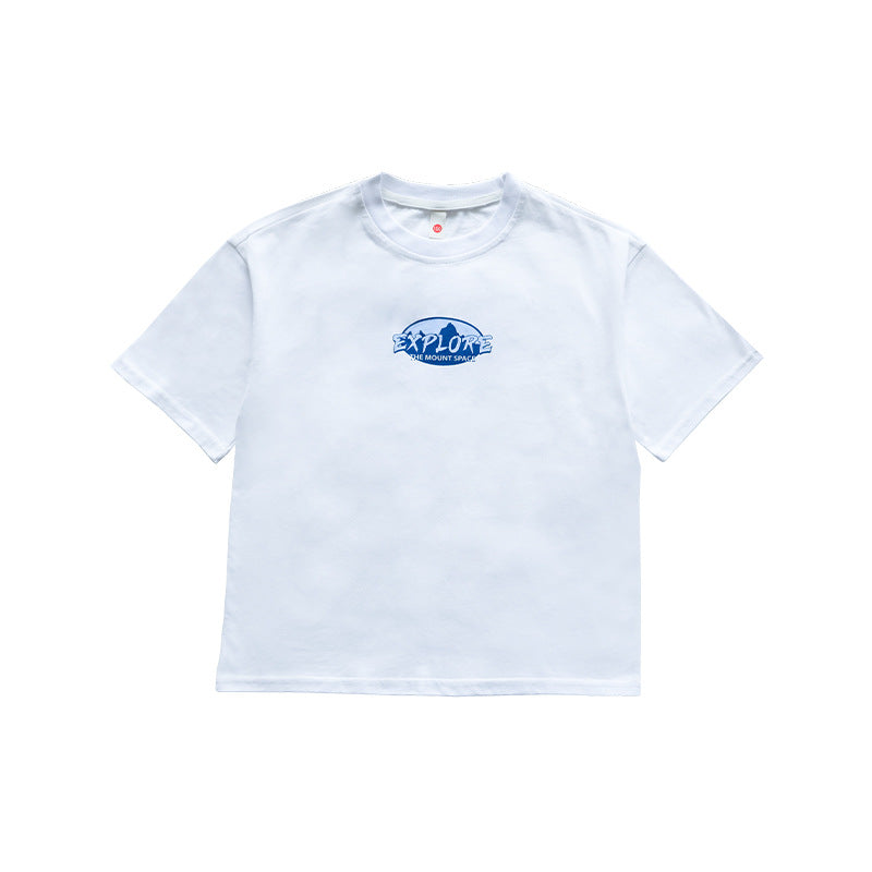Children's Short-sleeved Mountain Clothing Outdoor Cotton Shirt Children's T-shirt