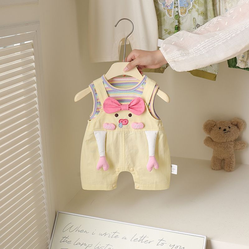 Women's & Men's Summer Jumpsuits Super Cute Western Style Wide Shoulder Romper Thin Jumpsuit, Climbing Suit