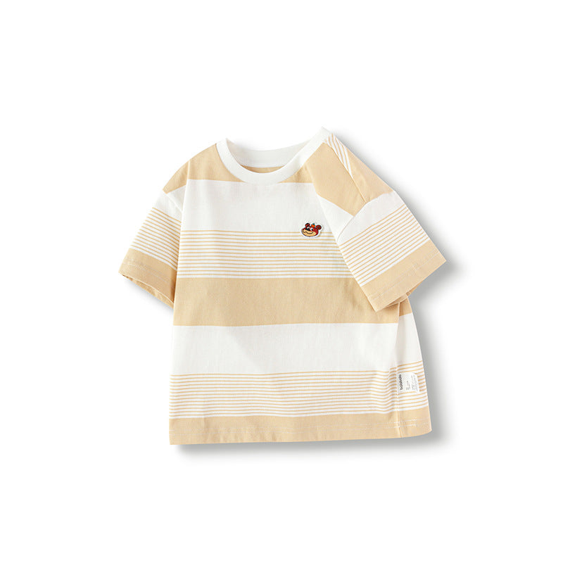 Children's Clothing Boys Short-sleeved Top Summer Moisture Children's T-shirt