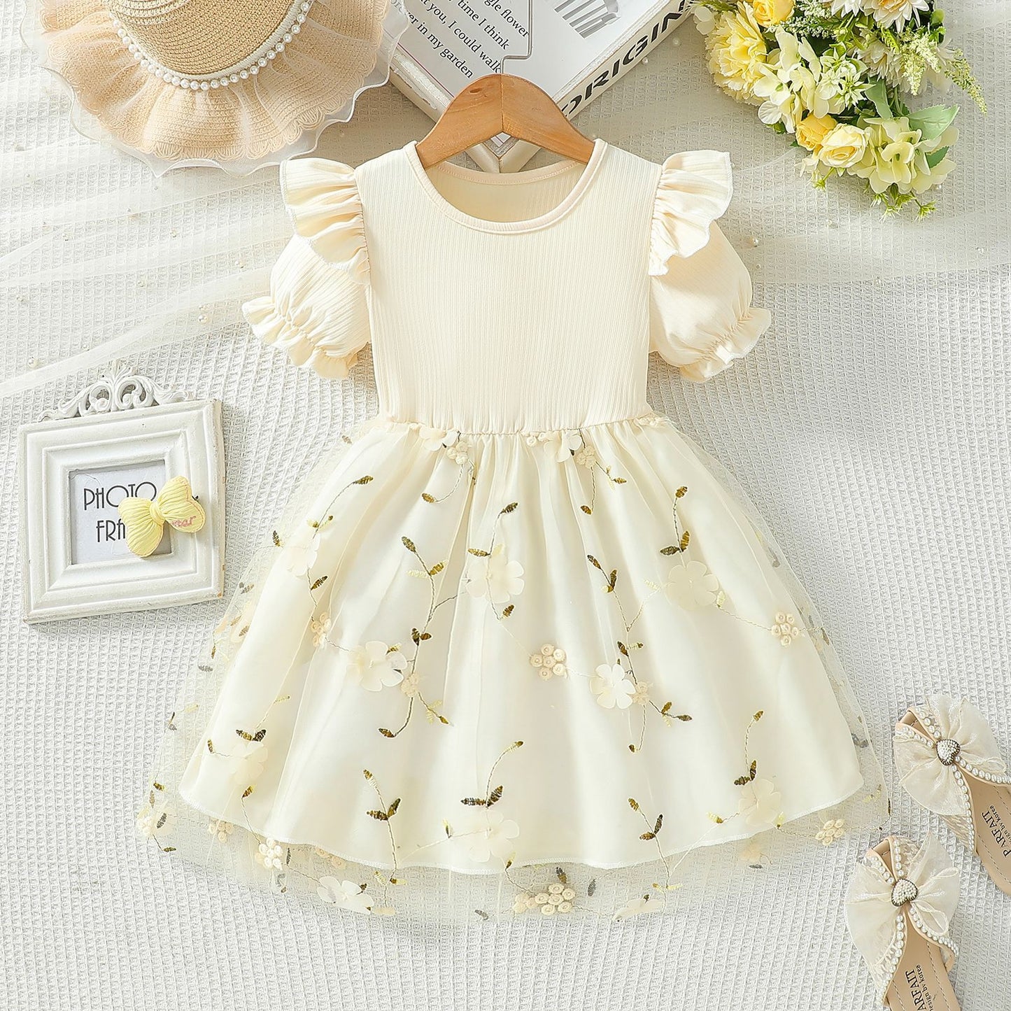 Children's Summer Clothes Princess Skirt Infant Mesh Children's Dress
