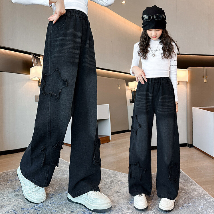 Korean Style Medium Big Fashion Casual Children's Pants