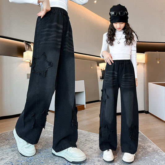 Korean Style Medium Big Fashion Casual Children's Pants