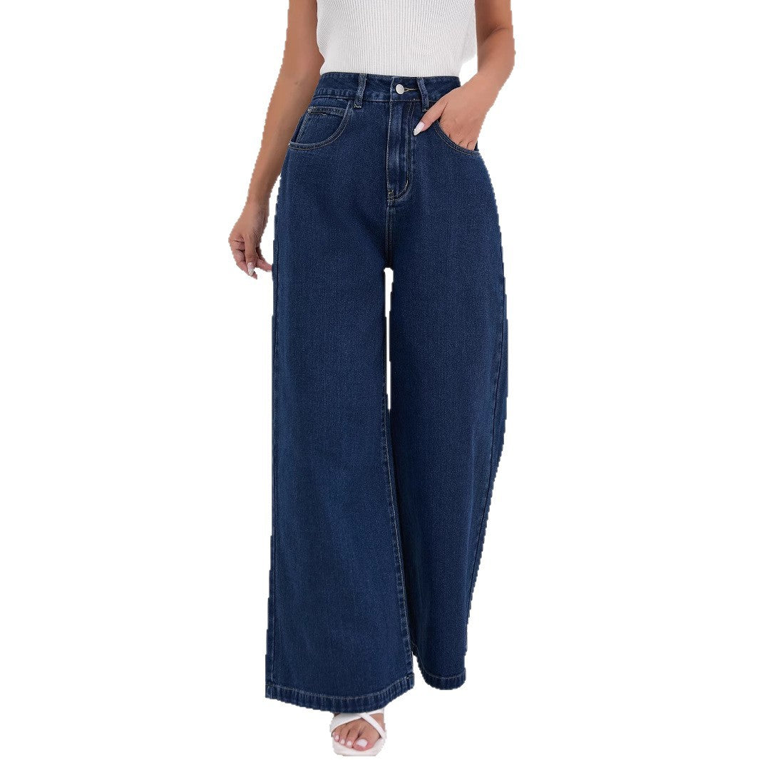 Women's Autumn Loose Casual High Waist Women's Jeans