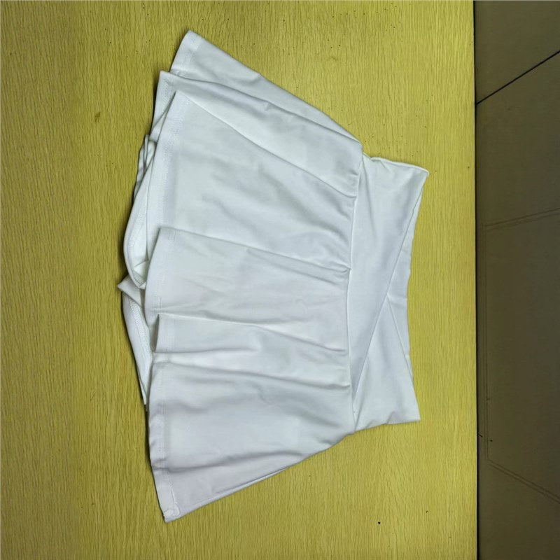 Women's Sports Summer Yoga Fake Two-piece Badminton Tennis Skirts