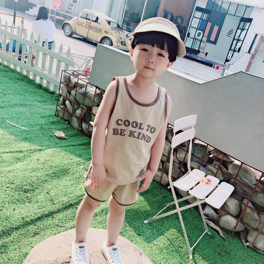 Children's Babies Trendy Leisure Sports Digital Basketball Children's Suit