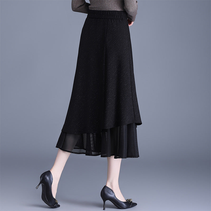 Women's Commuter Spring High Waist A- Line Slimming Skirt