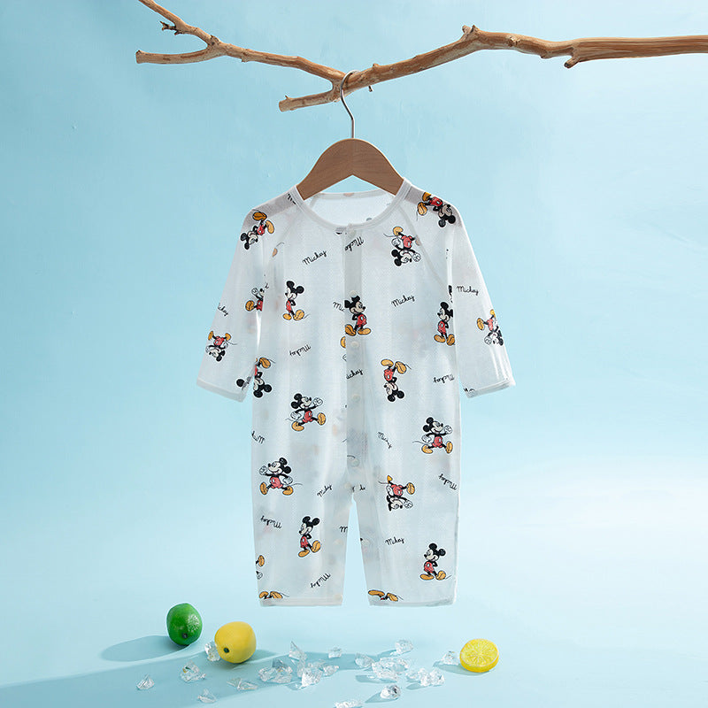 Women's & Men's Babies Summer Thin Jumpsuits Air Conditioning Jumpsuit, Climbing Suit