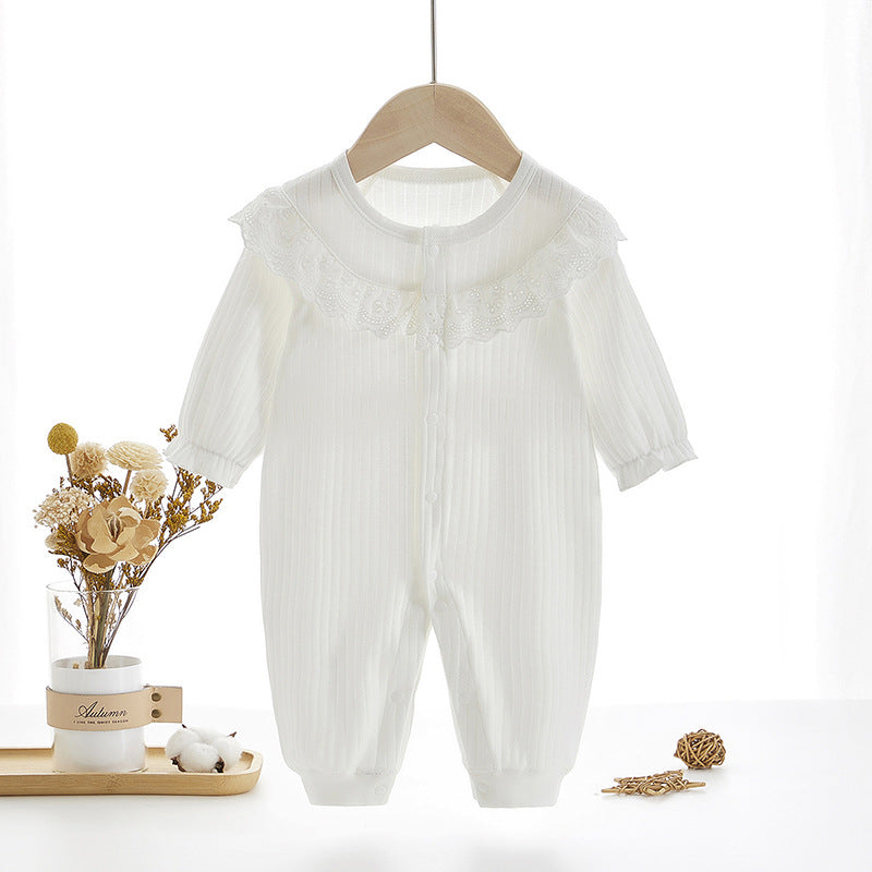 Long-sleeved Cotton Clothes Super Cute Princess Jumpsuit, Climbing Suit