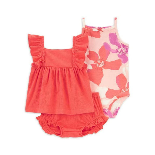 Children's Summer Clothing Short-sleeved Shorts T-shirt Three-piece Children's Suit