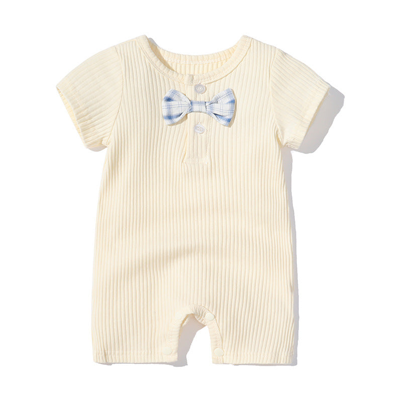 Children's Infant Romper Korean Style Short Sleeve Rompers Jumpsuit, Climbing Suit