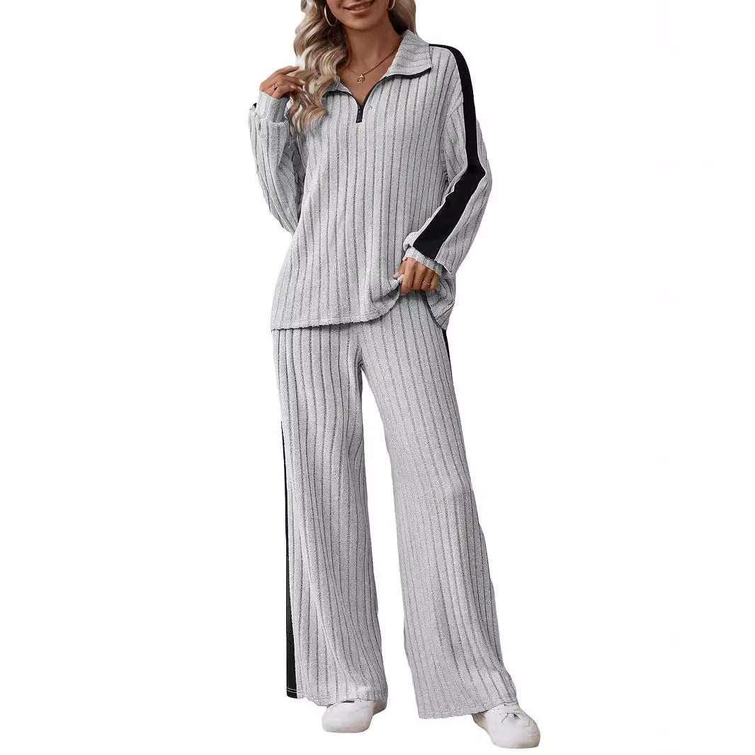 Women's European Goods Large Autumn Design Two-piece Fashion Casual Suit