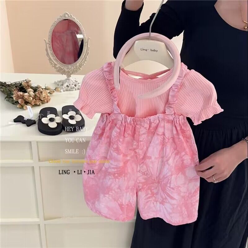 Children's Summer Suits Western Style Short-sleeved Two-piece Children's Suit
