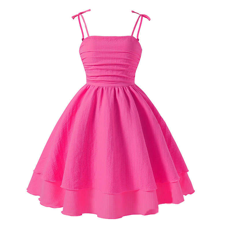 Women's & Children's Older Clothing Strap Princess Children's Dress