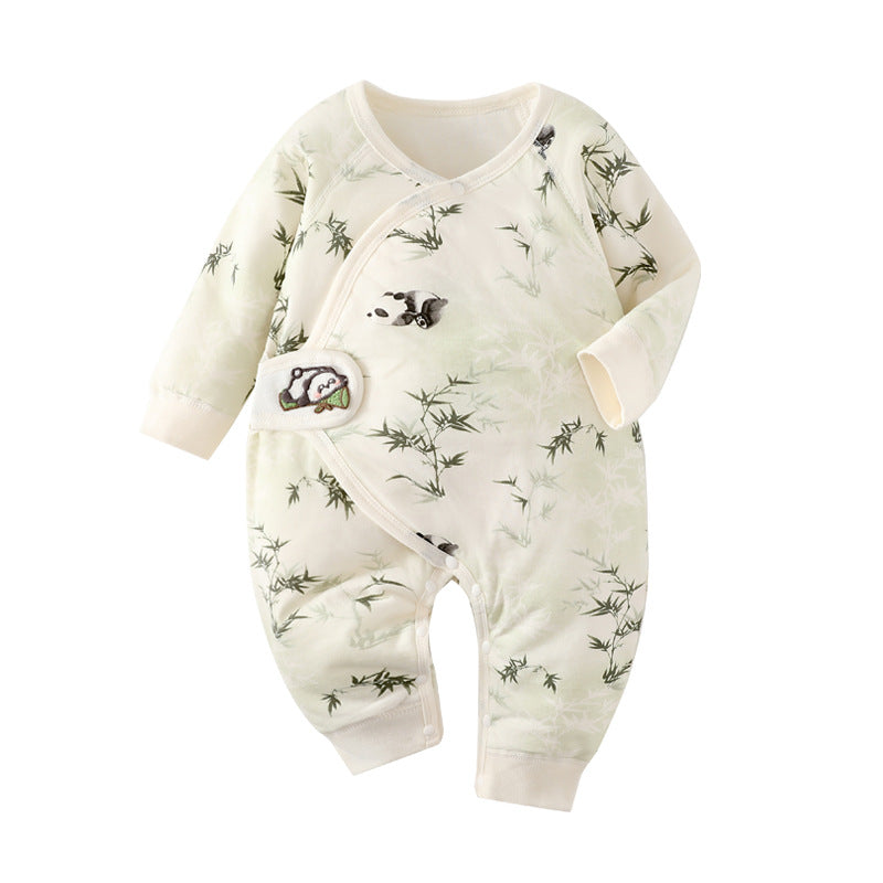 Rompers Quilted Seamless Romper Born Clothes Jumpsuit, Climbing Suit
