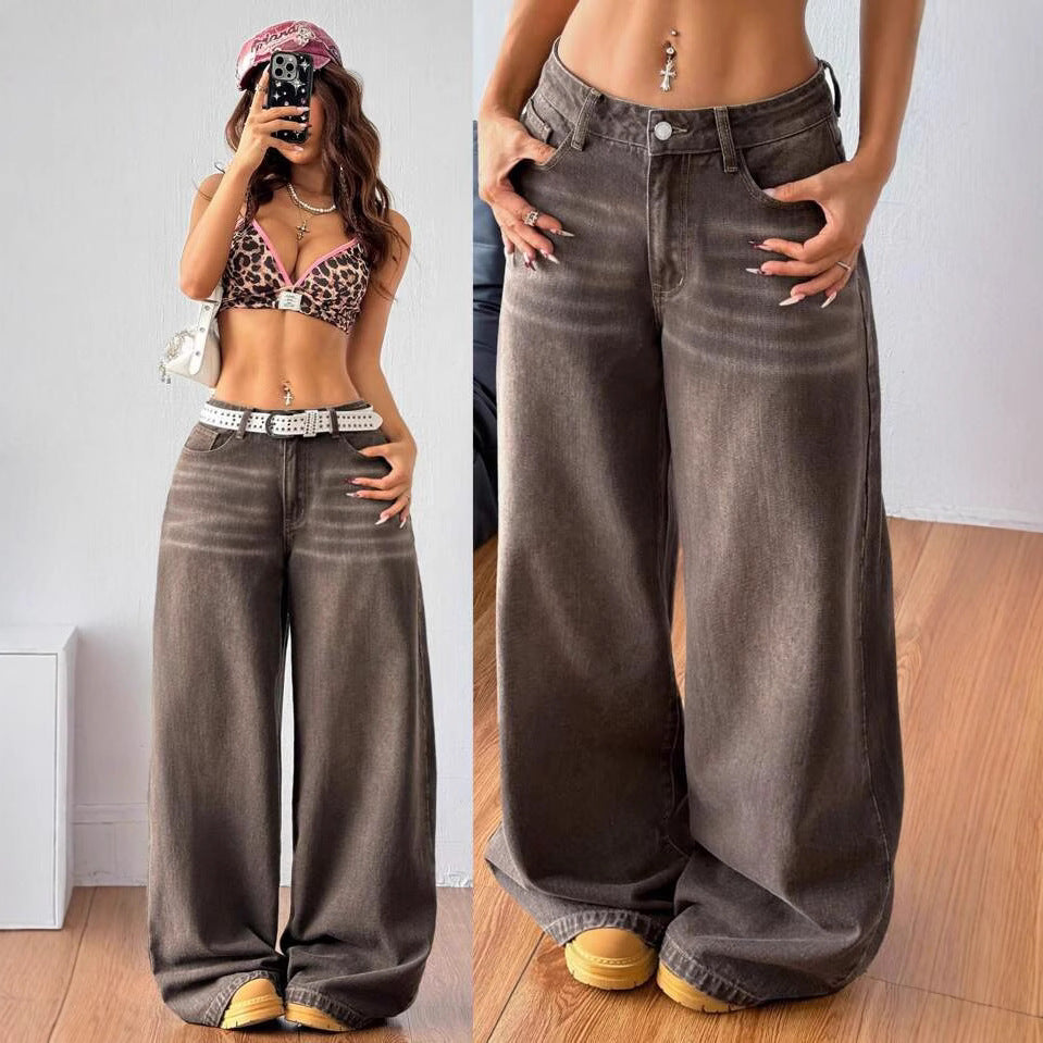 Women's With Design Sense Loose Slimming Fashionable Women's Jeans