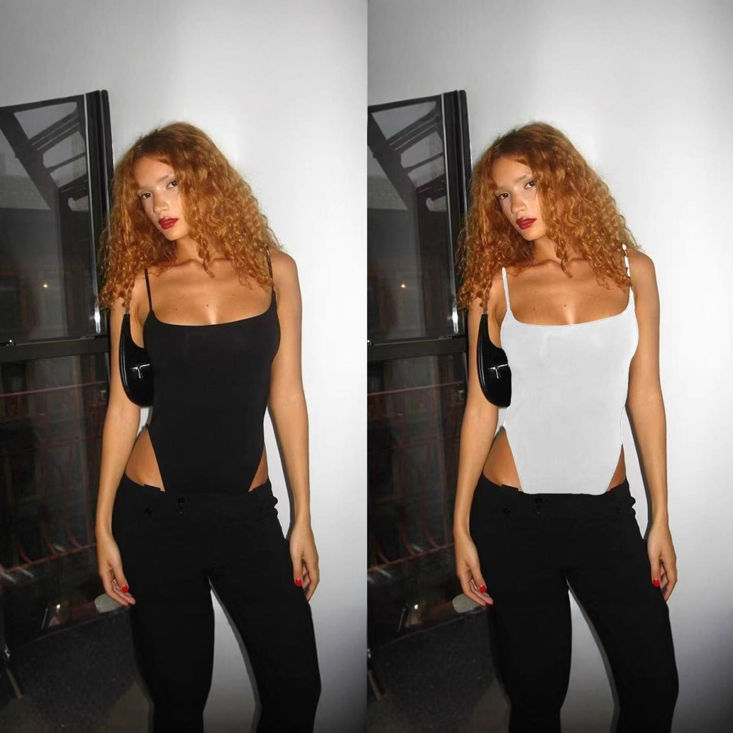 Women's Sexy Camisole Low Cut Sleeveless Bare Small Vest/suspenders/tube Top