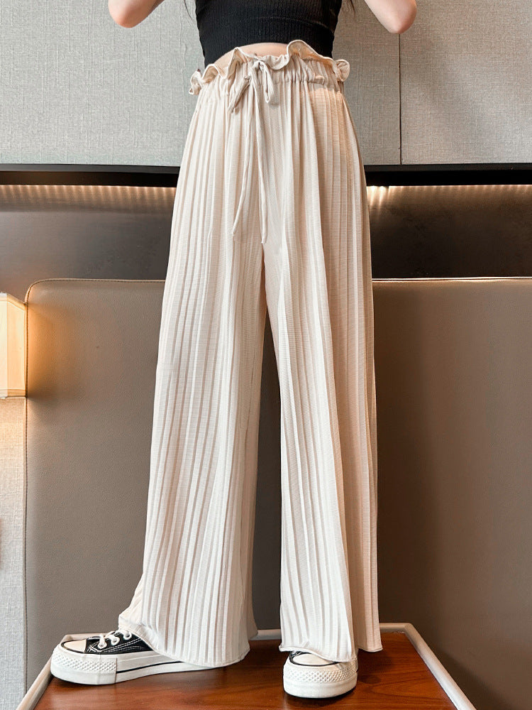 Children's Middle Big Ice Silk Casual Summer Children's Pants