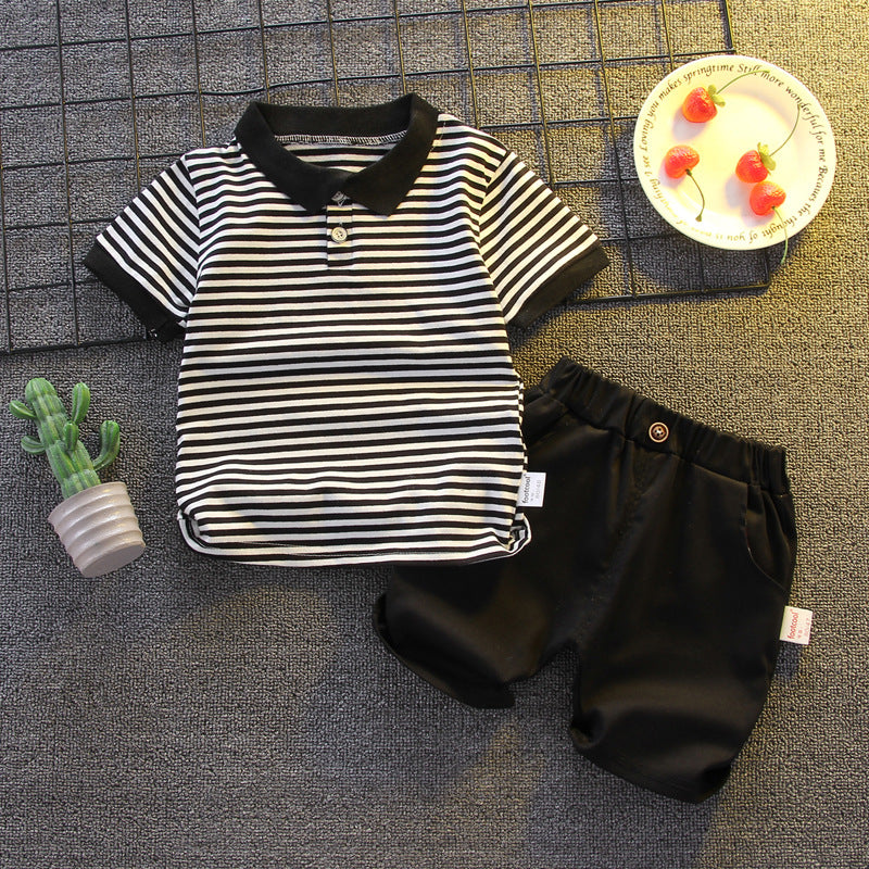 Children's Summer Clothing Handsome Clothes Short Sleeve Children's Suit