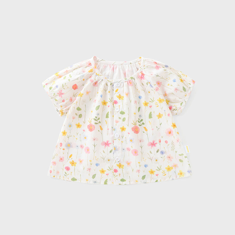 Children's Short Sleeve Top Summer Clothes Wear Shirt Soft Children's T-shirt