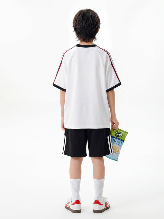 Children's Clothing Summer American Retro Boys Cotton Short-sleeved Clothes Children's T-shirt