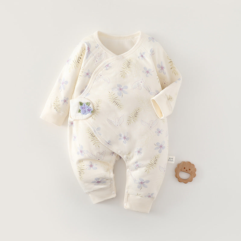 Rompers Quilted Seamless Romper Born Clothes Jumpsuit, Climbing Suit