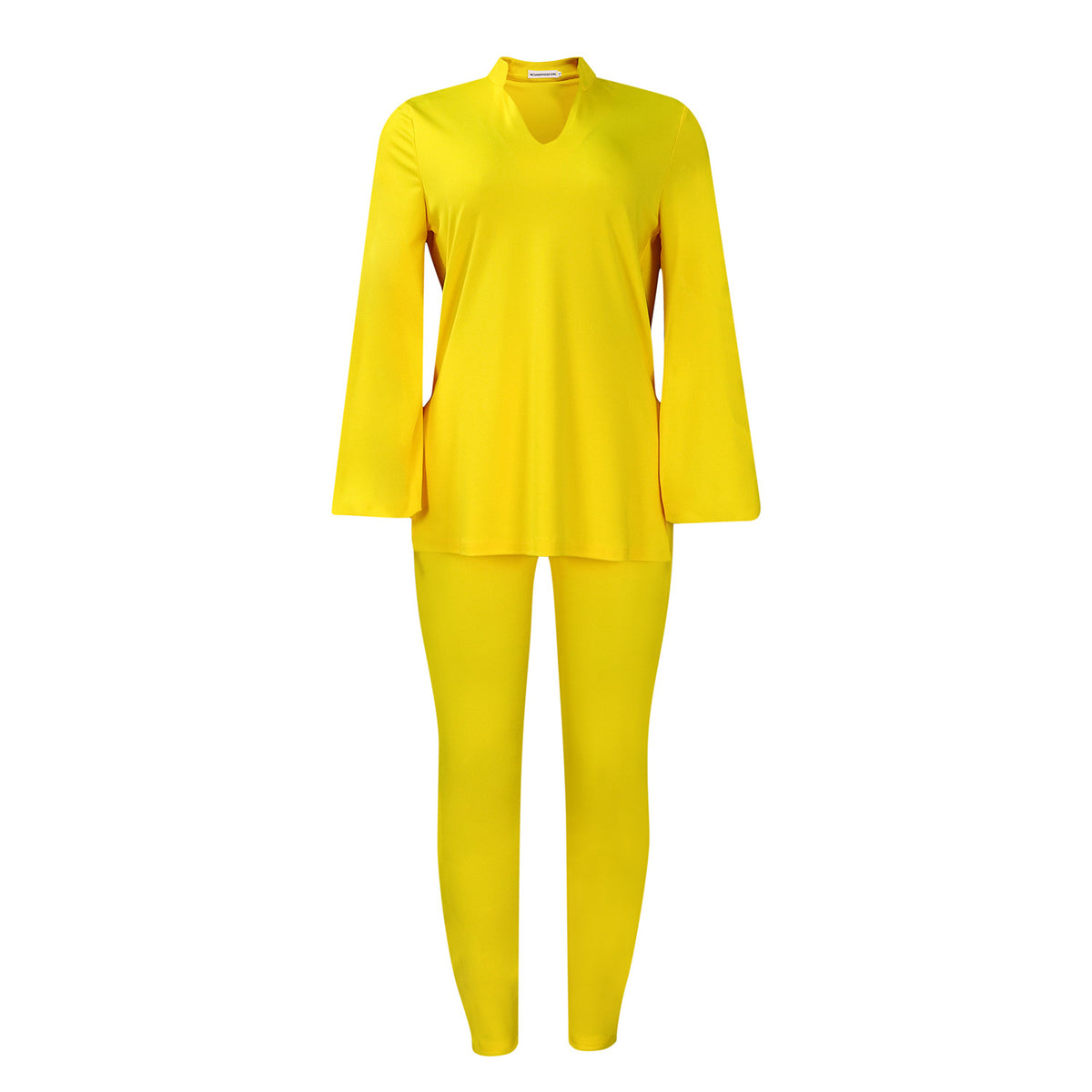Women's Style Solid Color Long Sleeve African Fashion Casual Suit