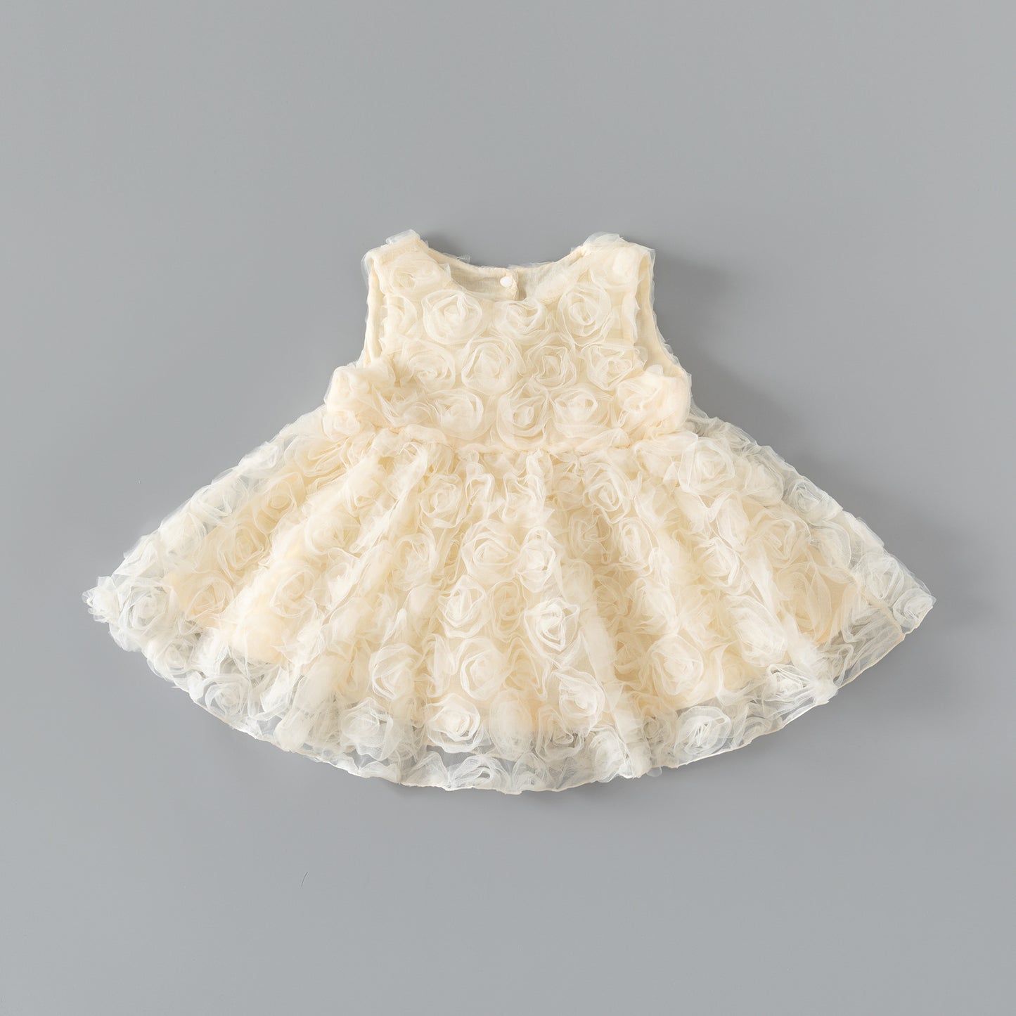 Children's Summer Sleeveless Rose Jumpsuit Temperament Princess Children's Dress