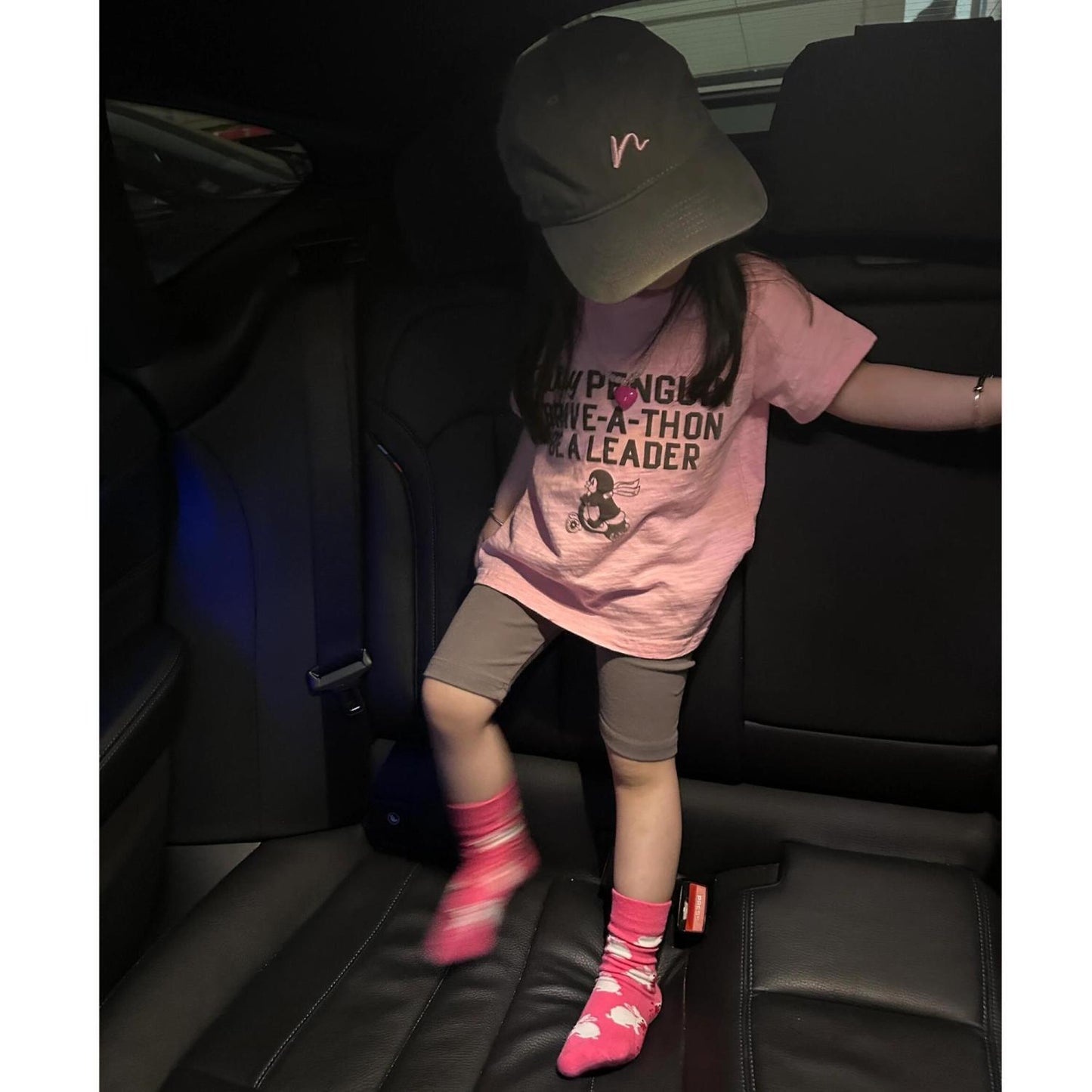 Cartoon Printed Short-sleeved T-shirt Gray Cycling Children's Suit