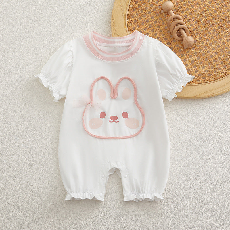 Summer Clothes Short Sleeve Rompers Lightweight Breathable Cute Super Jumpsuit, Climbing Suit