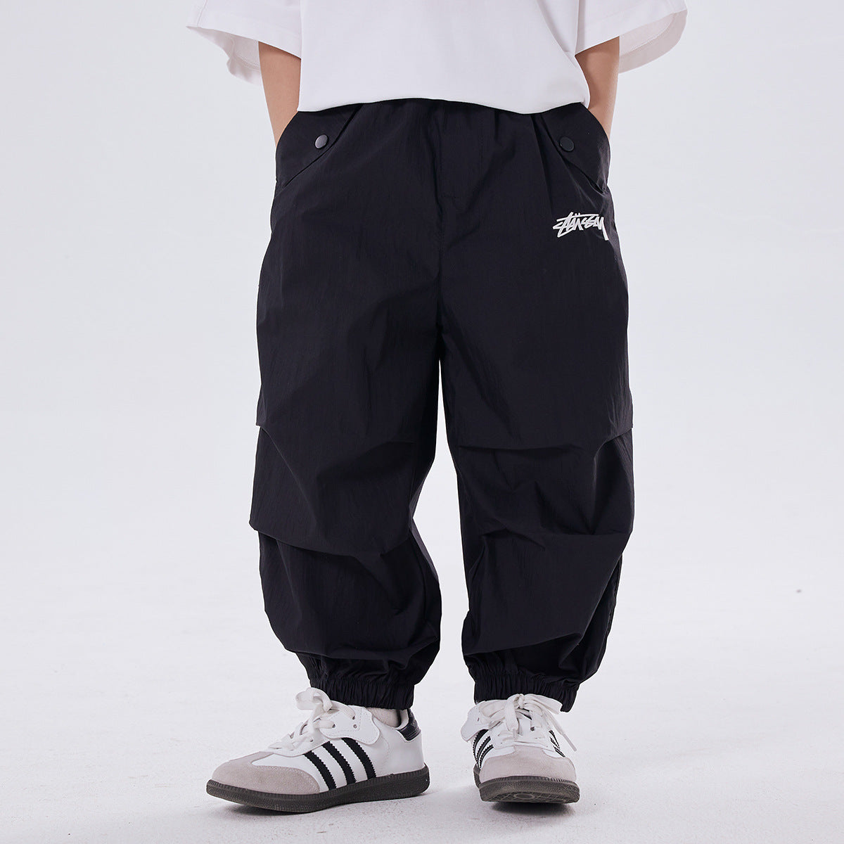 Children's Anti Mosquito Medium Large Casual Trousers Loose Thin Ankle Banded Children's Pants