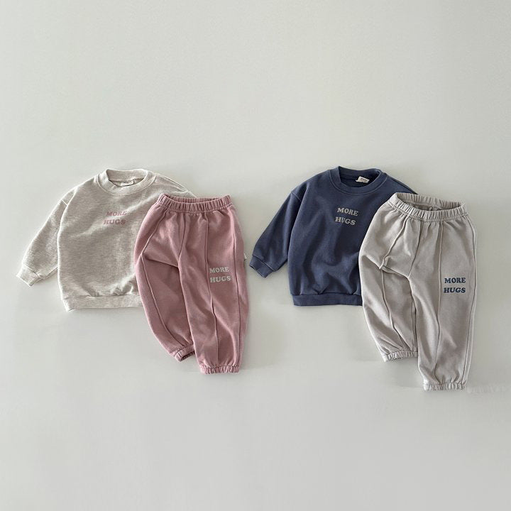 Autumn Korean Style Boy Letters Sweater Long Sleeve Sports Trousers Children's Suit