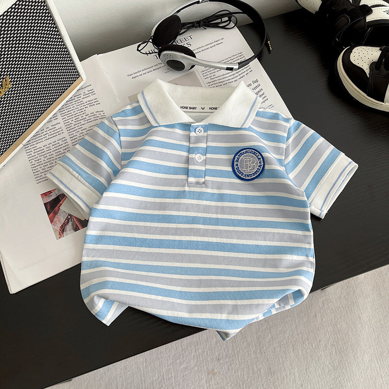 Children's Round Standard Short Sleeve Thin Summer Children's Suit
