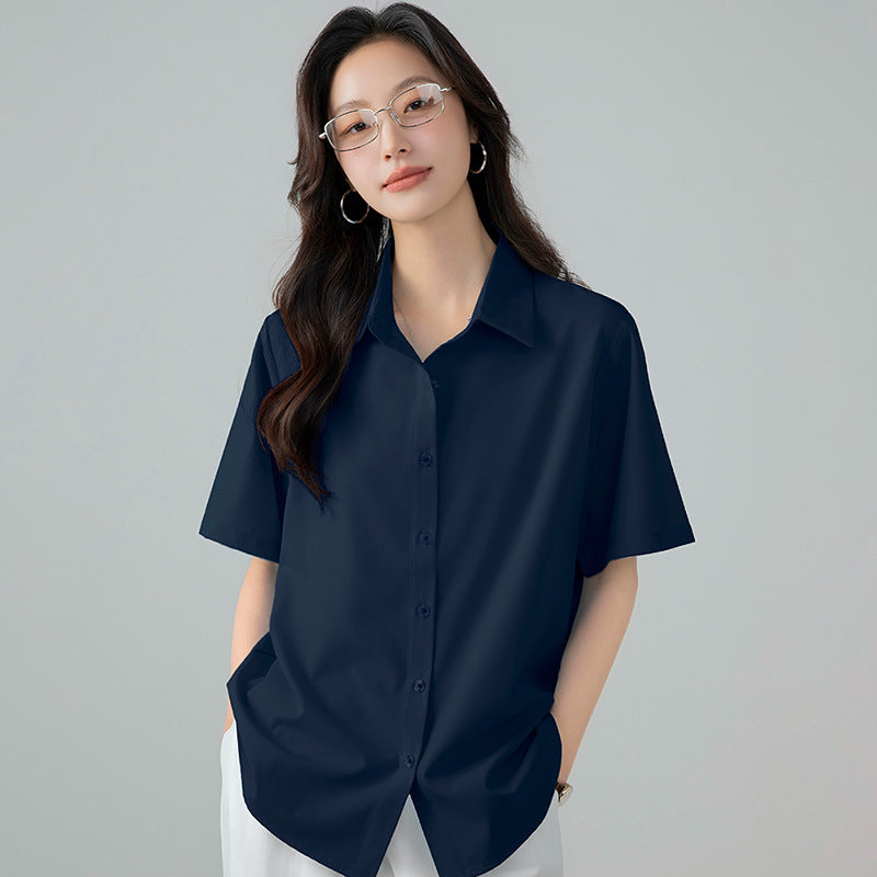 Women's Shirt Korean Loose Casual Base Business Blouse