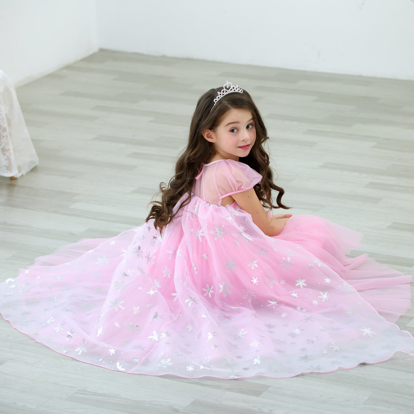 Frozen Ice Queen Princess Elsa Tulle Tutu Children's Dress